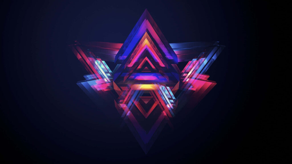 Electrifying Connection: HD Abstract Neon Wallpaper Infused with Light-inspired Neural Net Design - Vibrant Aesthetic for Desktop and Mobile Device Background