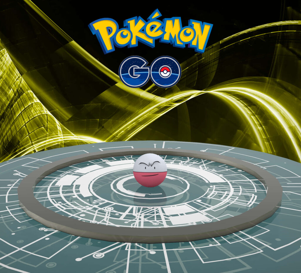Electrode Dynamic Wallpaper: Futuristic Design & Pokémon GO Logo