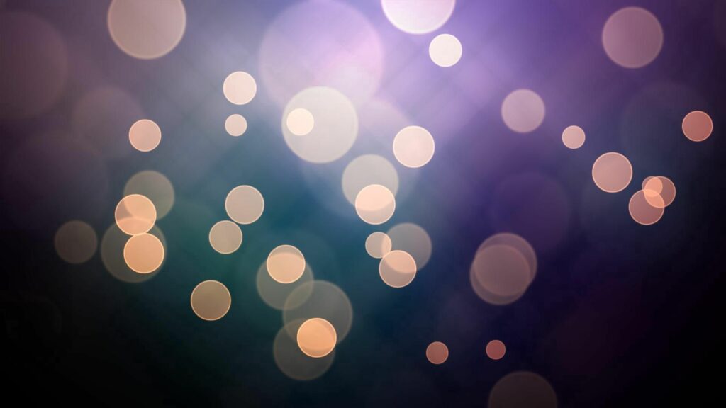 Elegant Abstract Bokeh Wallpaper - Soft Circles of Light on Dark