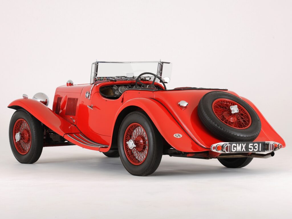 Stunning 1937 Aston Martin Side View Wallpaper - Classic Retro Elegance