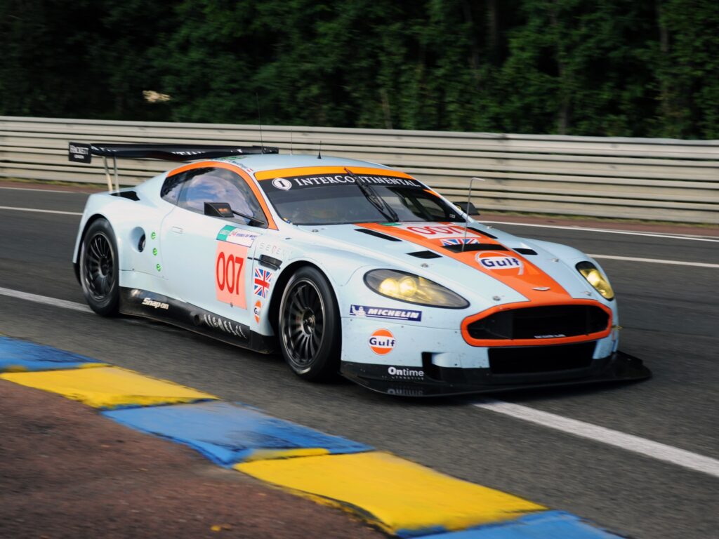 Elegant 2008 Aston Martin DBR9 on Track - Stunning Wallpaper