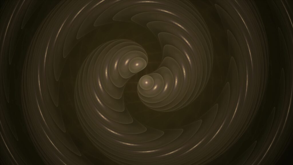 Elegant 3840x2160 Abstract Wallpaper with Symmetrical Swirling Shapes
