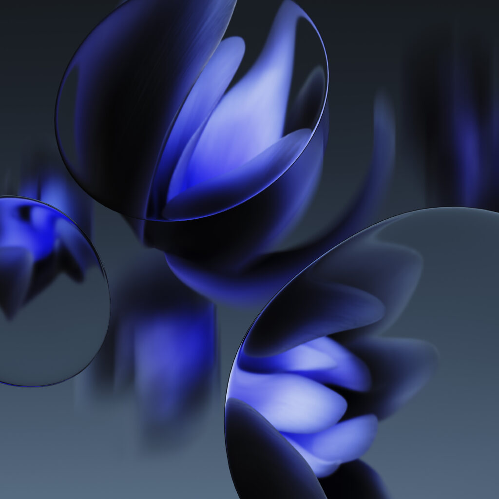 Elegant Blue Abstract Wallpaper for Google Pixel 9a Background
