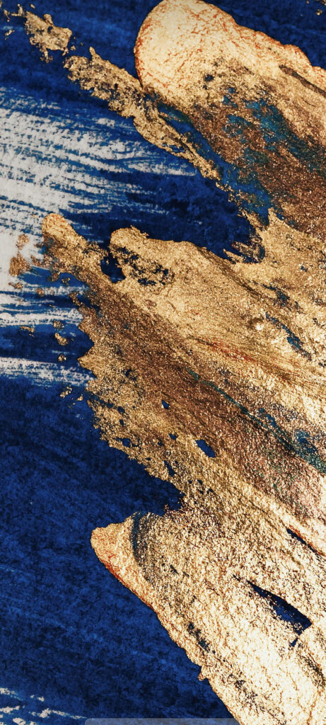 Stunning Abstract Gold & Blue Wallpaper for Samsung M21 Background