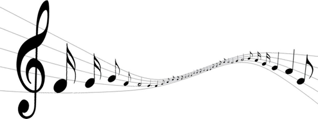 Elegant Abstract Musical Notes Wallpaper - Harmony & Minimalism