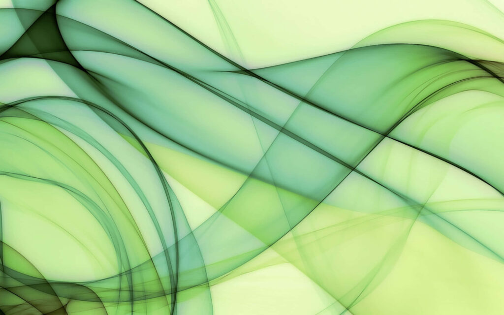Elegant Abstract Green and Yellow Wallpaper for Serene Backgrounds