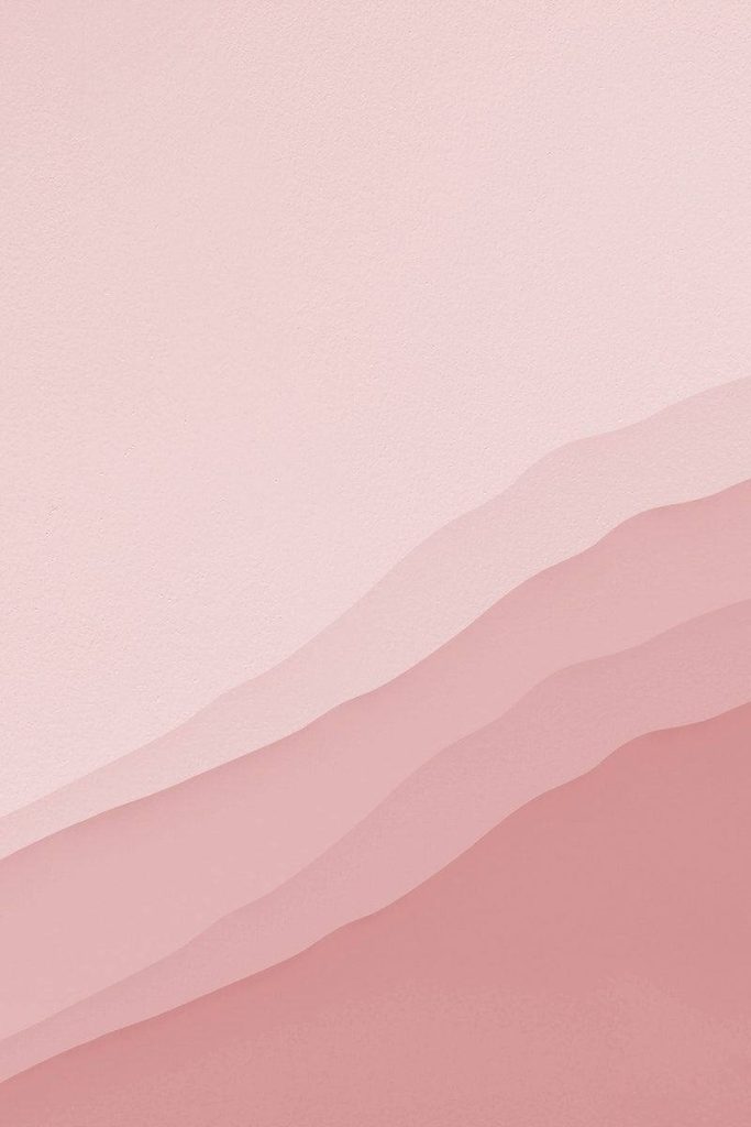 Elegant abstract wallpaper with soft wavy lines in pastel to dusty rose minimalist pink background