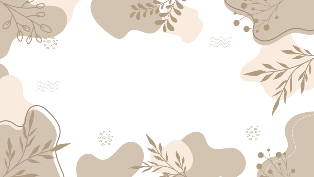 Elegant Beige and Cream Abstract Botanical Wallpaper - Minimalist Background