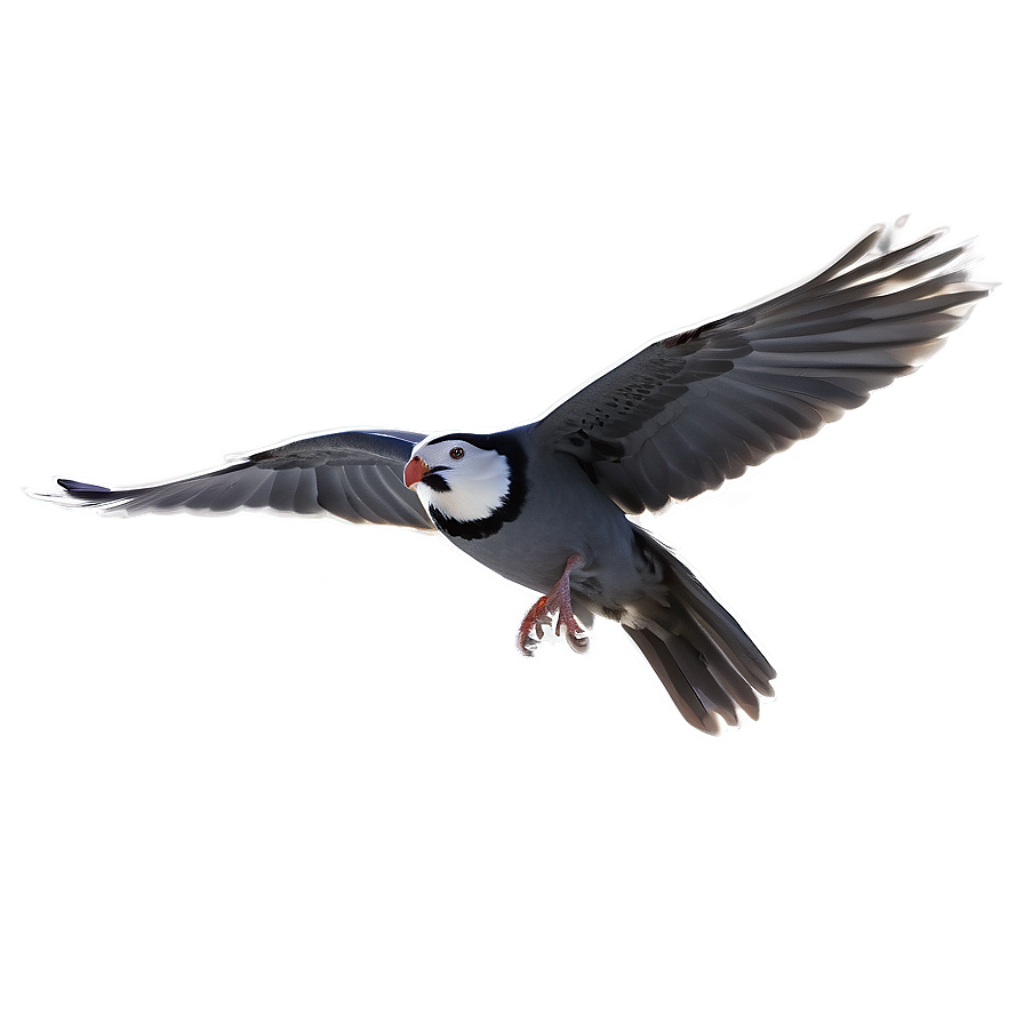 Dynamic Bird in Flight Wallpaper - Ethereal Gradient Background
