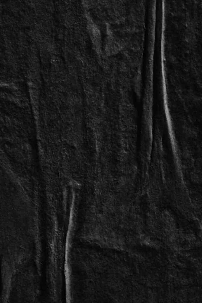 Elegant Textured Black Fabric Wallpaper Background with Subtle Folds