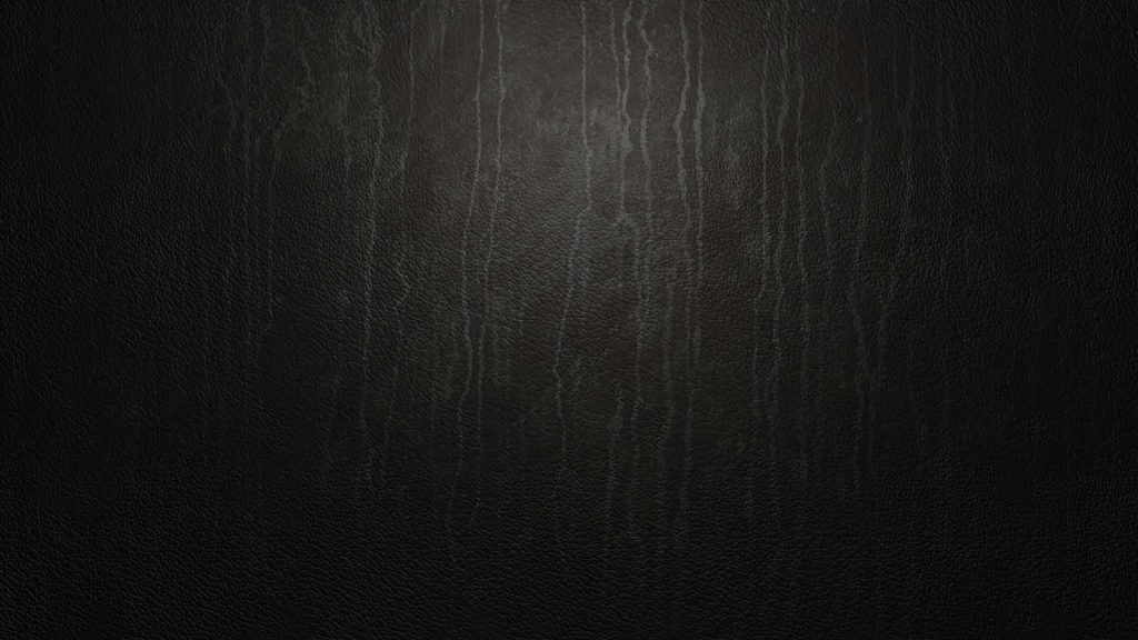 Dark black leather texture wallpaper with subtle vertical lighting and elegant minimalist design
