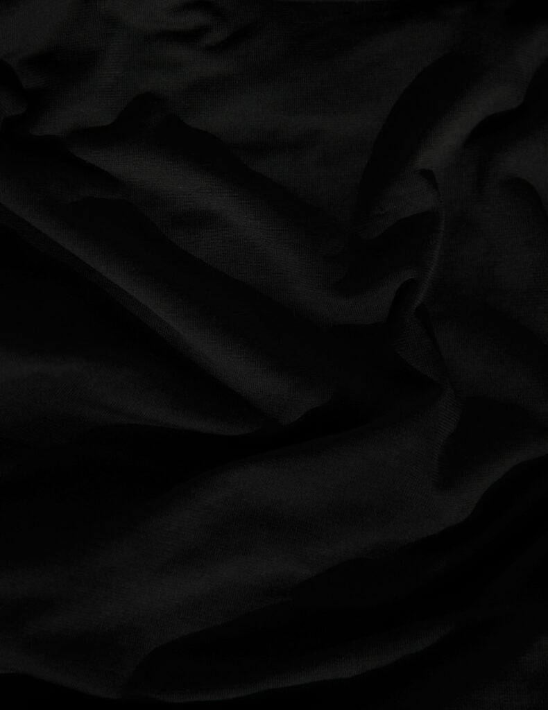 Elegant Black Silk Texture Wallpaper - Abstract Background Design