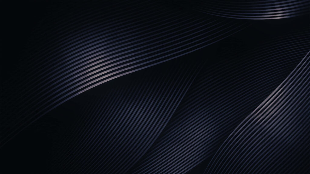 Elegant Black Waves Abstract Wallpaper for Modern Device Aesthetics