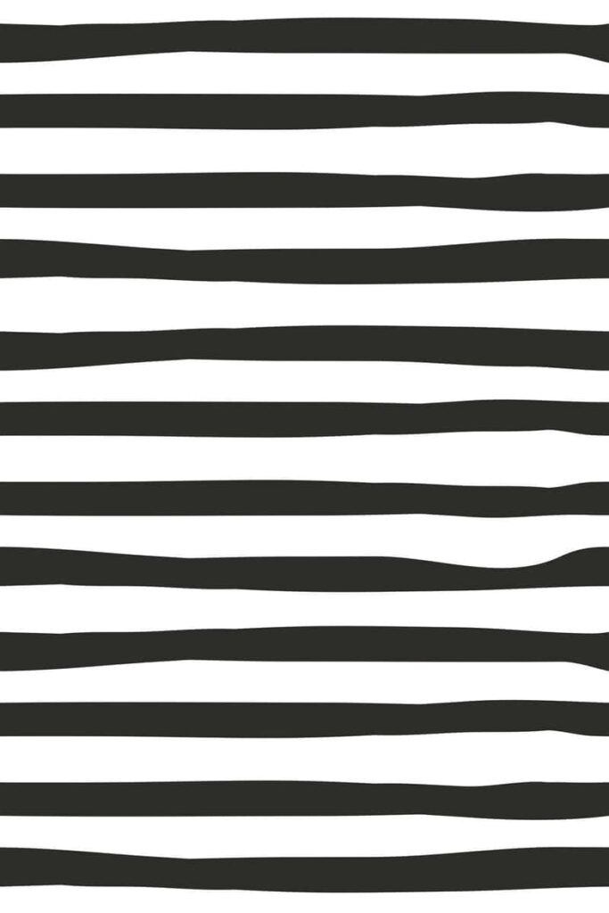 Elegant Black and White Wavy Lines Abstract Wallpaper Background