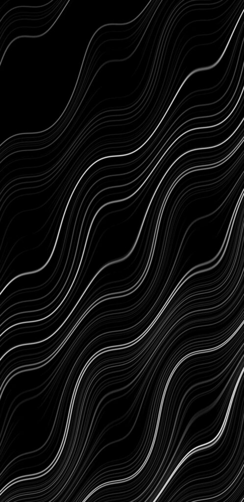 Black and White Wavy Abstract Wallpaper for Elegant Backgrounds