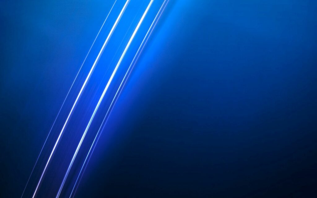 Elegant Blue Gradient Wallpaper with Bright White Lines