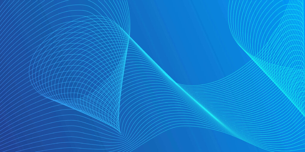 Soothing Blue Gradient Wallpaper with Elegant Geometric Lines