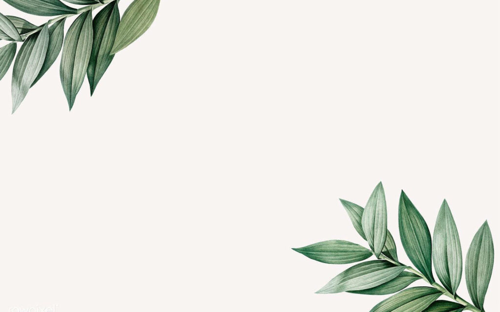 Elegant Botanical Wallpaper: Soft Vector Design for a Soothing Ambiance