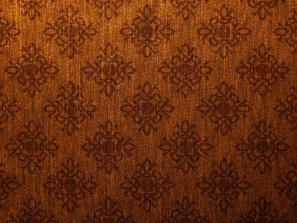 Elegant Brown Victorian Floral Wallpaper Background with Timeless Charm