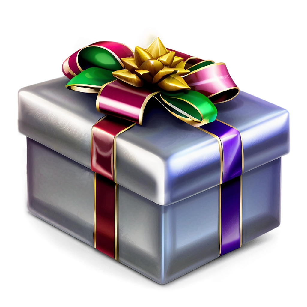 Elegant Gift Box Wallpaper: Festive Christmas Background