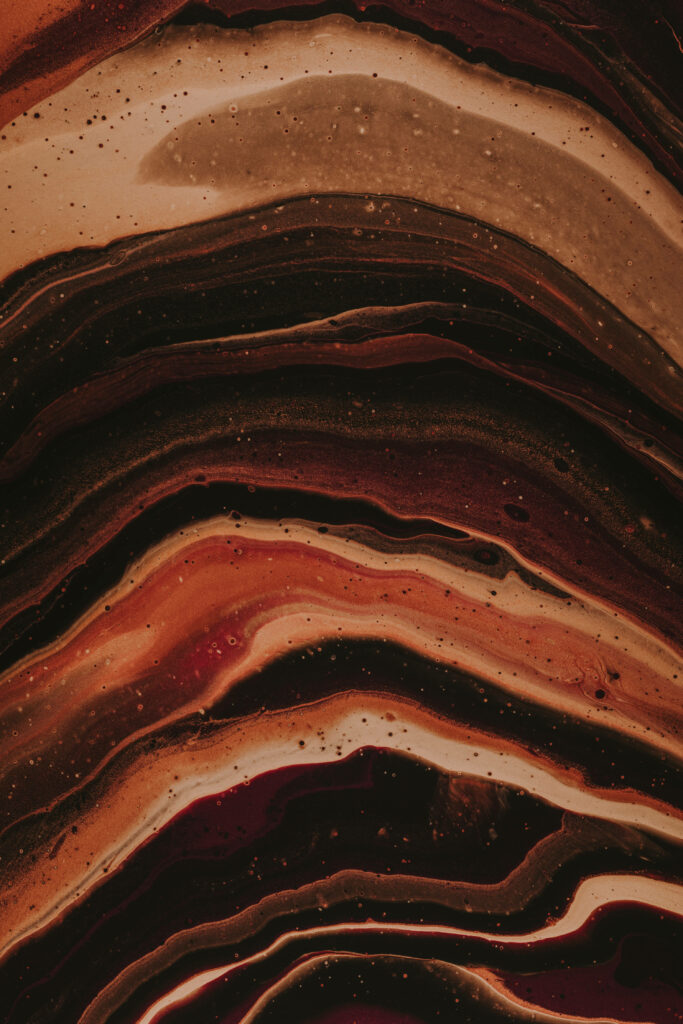 Elegant Dark Brown Abstract Wallpaper with Layered Texture