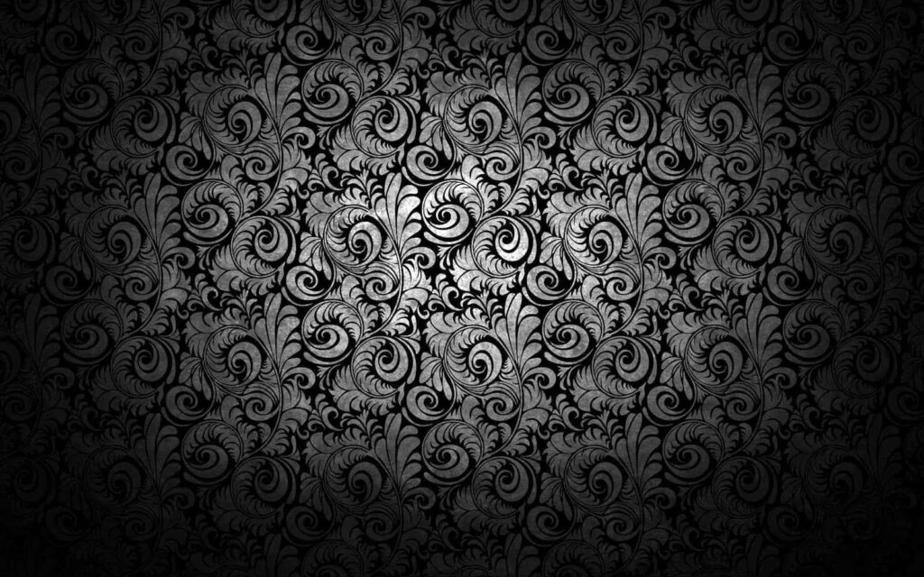 Elegant Dark Floral Textured Wallpaper Background Design