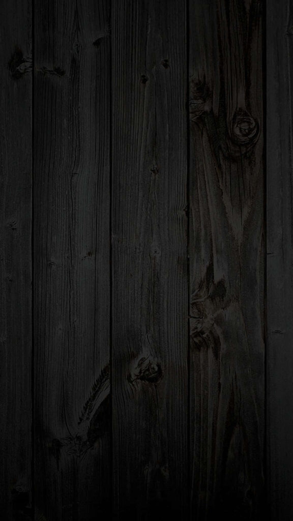 Rustic Dark Wood Wallpaper with Vertical Planks and Grain Patterns