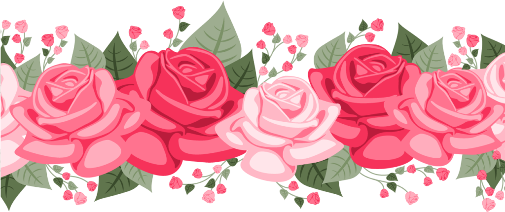 Vibrant Floral Wallpaper: Elegant Roses & Greenery Design