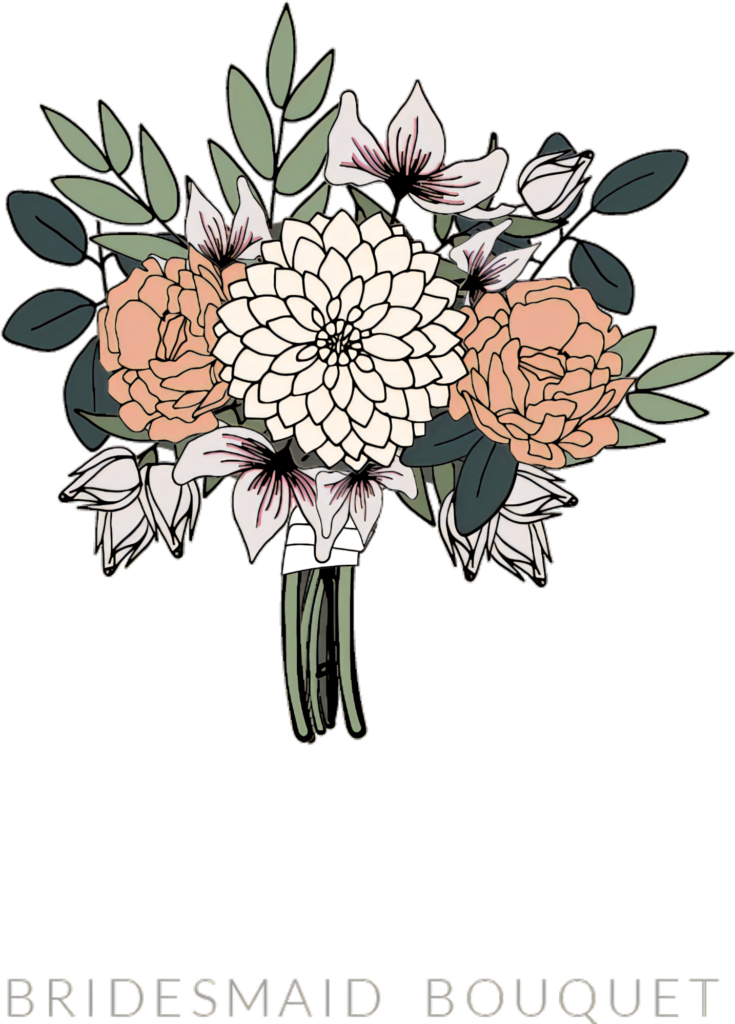 Elegant Floral Wallpaper: White Dahlia & Peach Roses Background