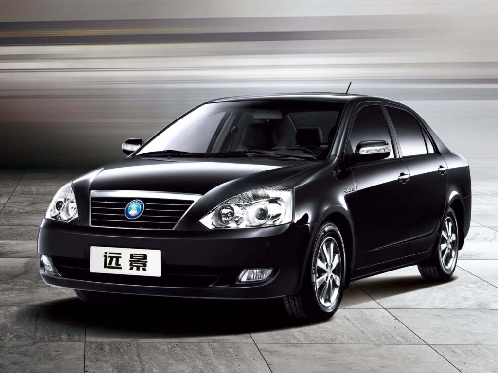 Elegant Geely Sedan Wallpaper: Sleek Design & Motion in Black Finish