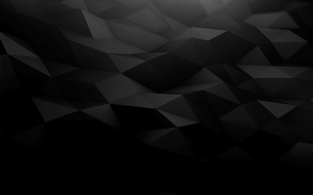 Elegant Geometric Black Wallpaper: Stylish Overlapping Patterns