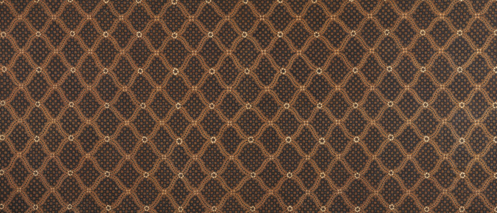 Elegant Geometric Wallpaper in Warm Brown & Gold Diamond Patterns