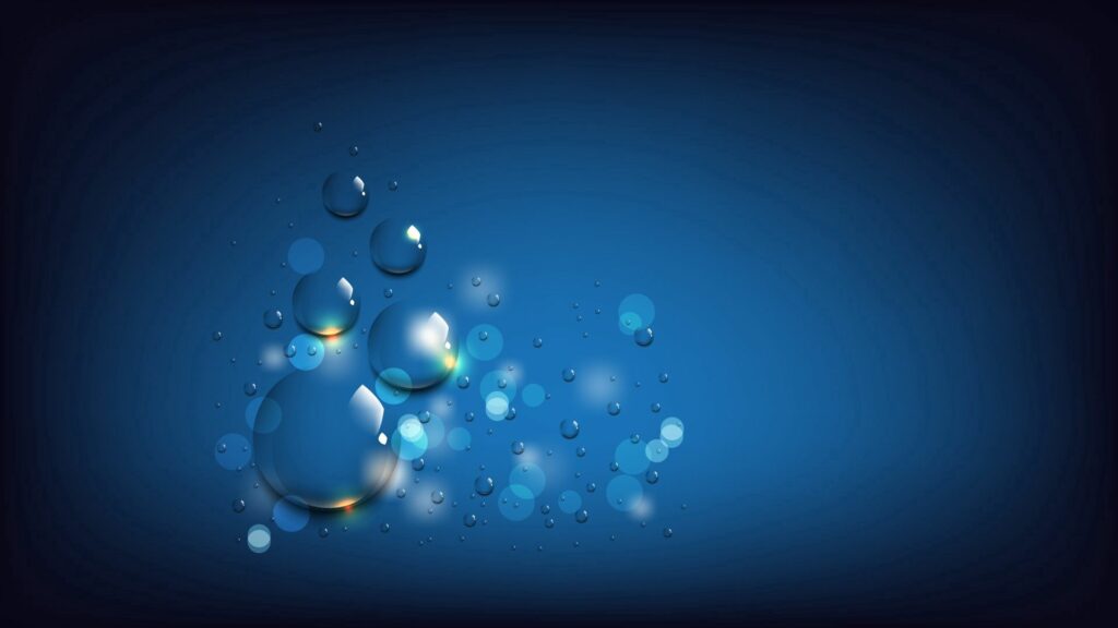 Elegant Gradient Blue Background with Translucent Circles - 1920x1080 Wallpaper