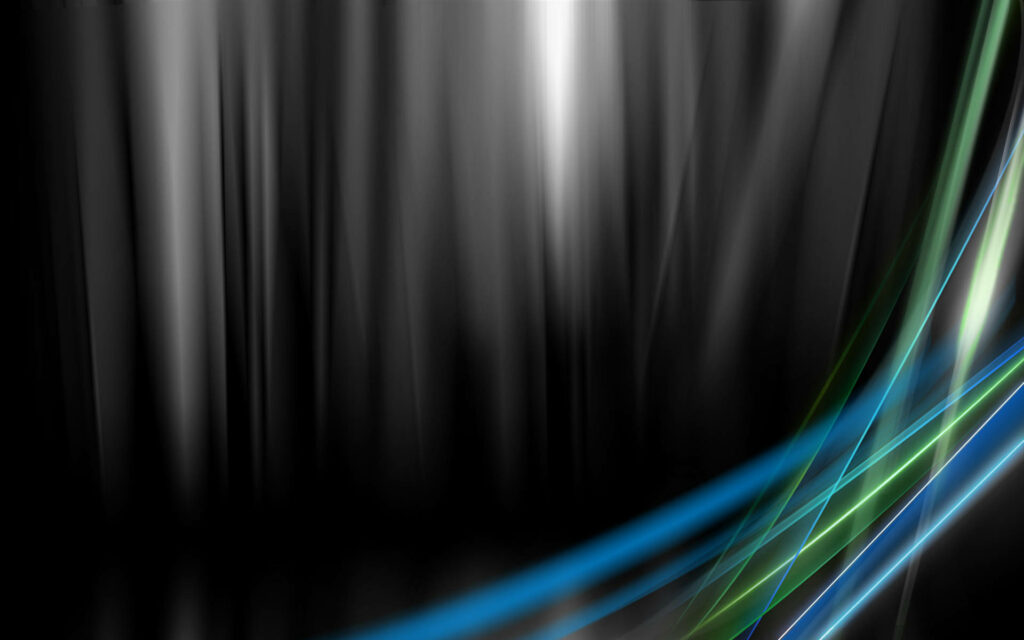 Sleek Dark Gray and Black Gradient Wallpaper with Colorful Streaks