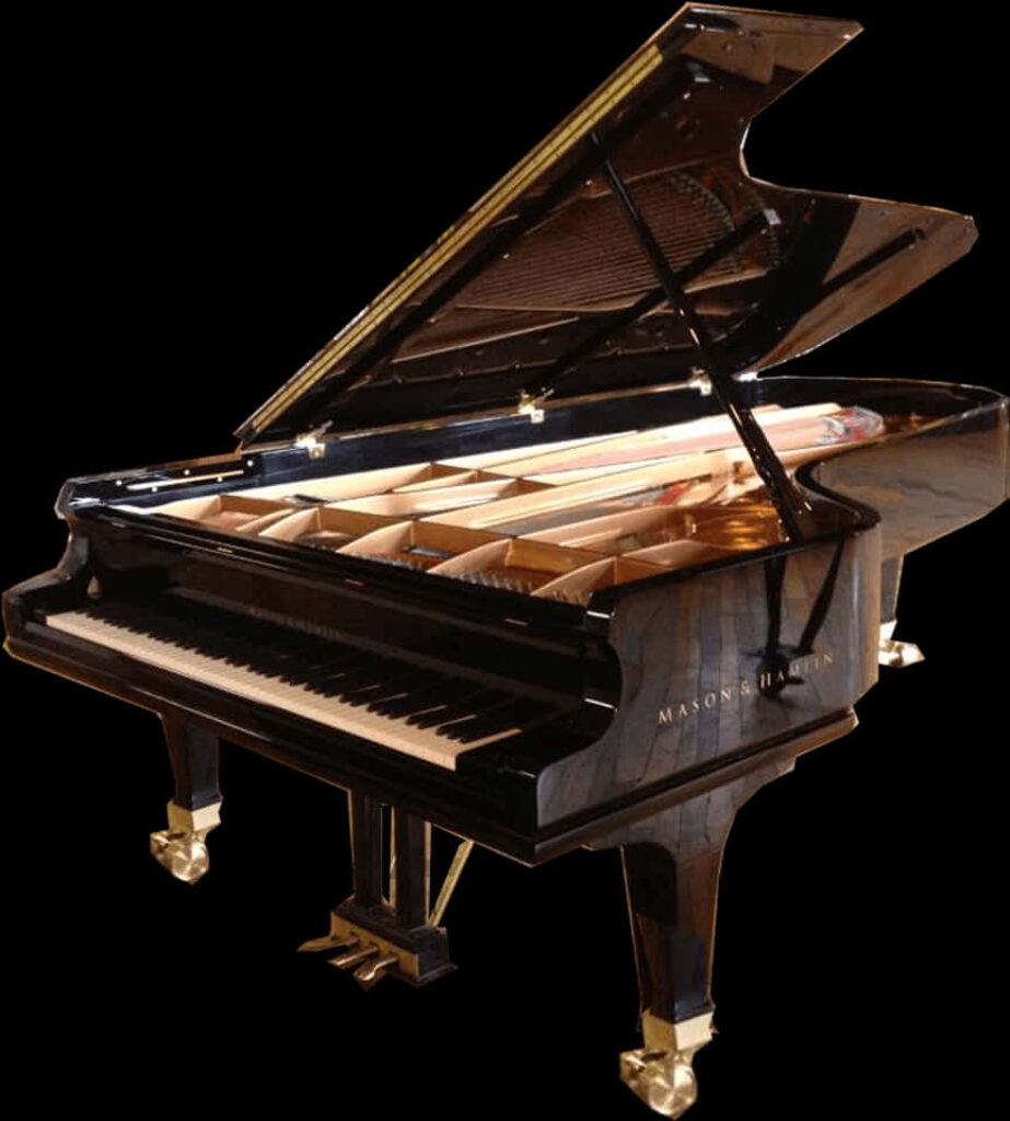 Elegant Grand Piano Wallpaper PNG for Artistic Projects