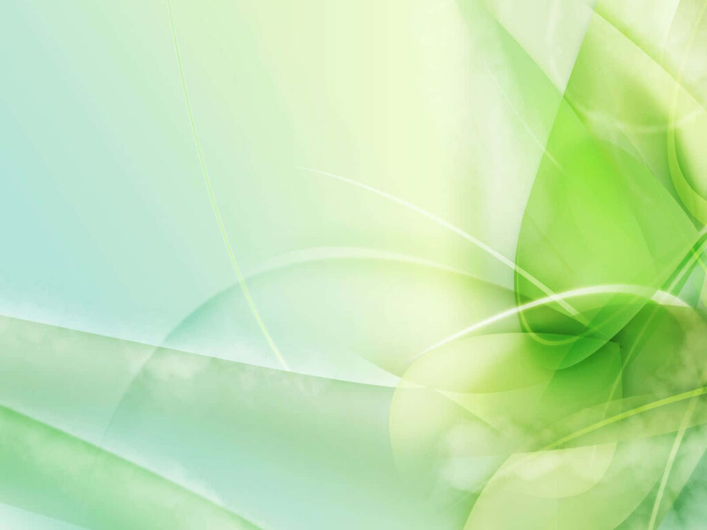 Elegant Green Abstract Wallpaper: Soothing Flowing Lines & Gradients