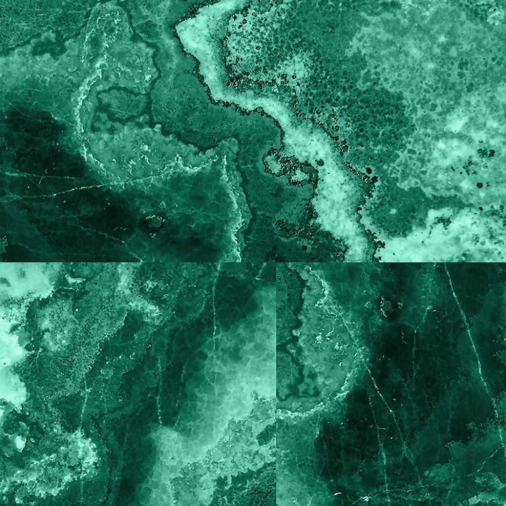 Elegant Green Marble Wallpaper with Rare Malachite Pattern