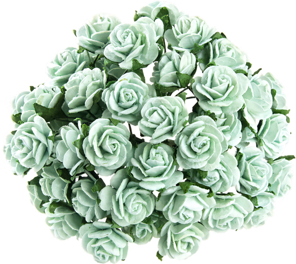 Stunning Green Rose Bouquet Wallpaper: Elegant Floral Background