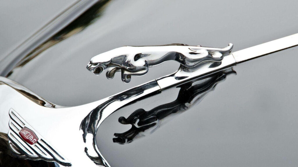 Elegant Jaguar Car Logo Wallpaper: Luxury & Sophistication