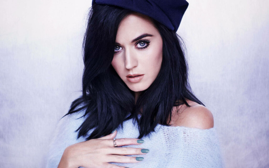 Katy Perry Wallpaper: Captivating Gaze & Chic Style Background