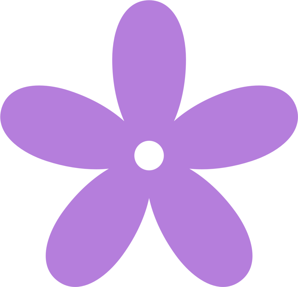 Elegant Lavender Flower Icon Wallpaper on Transparent Background