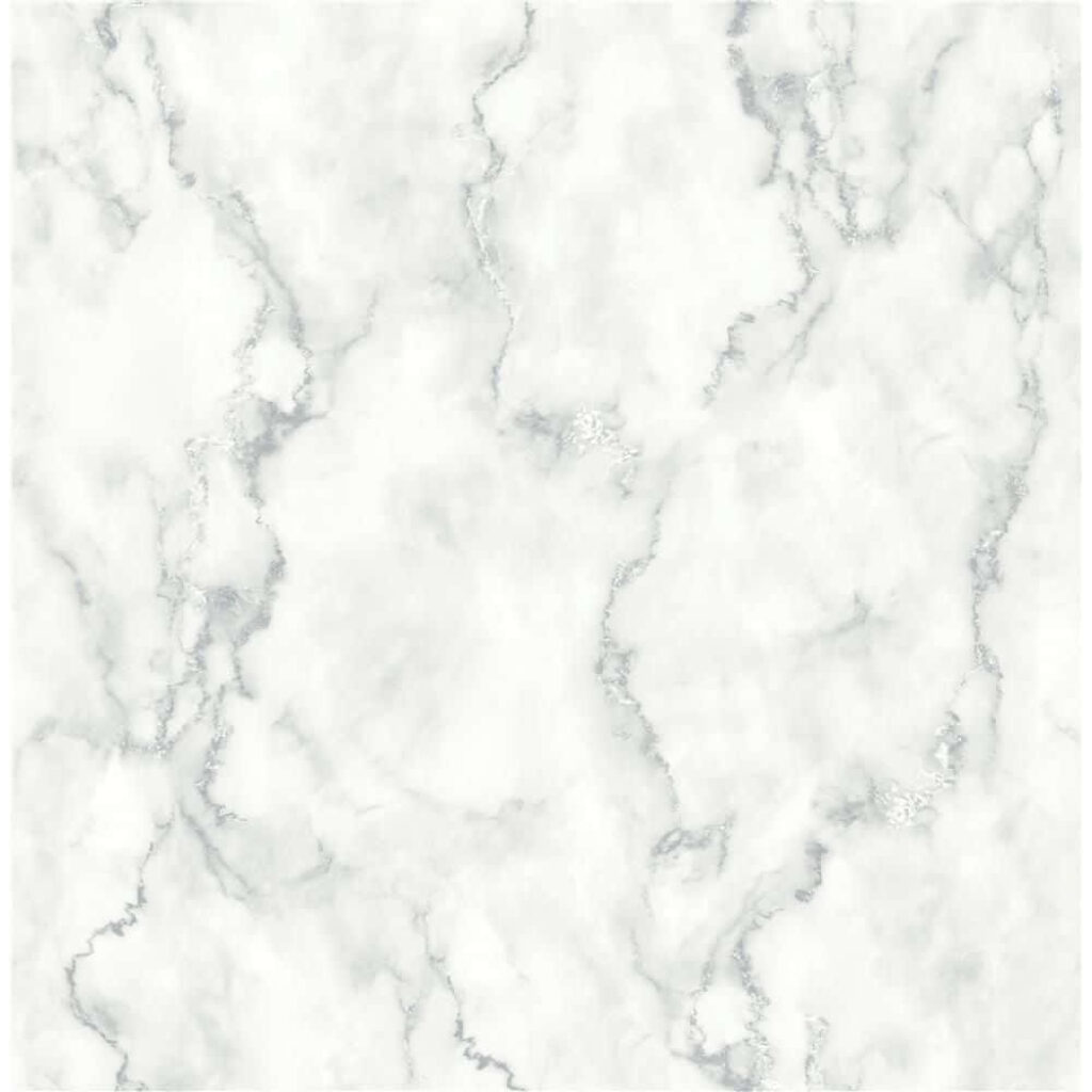 Elegant Marble Wallpaper Background with Gray Veining on White
