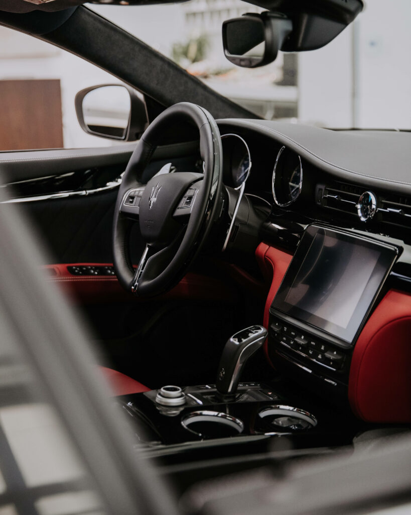 Luxurious Maserati Interior Wallpaper: Elegant Design & Modern Touch