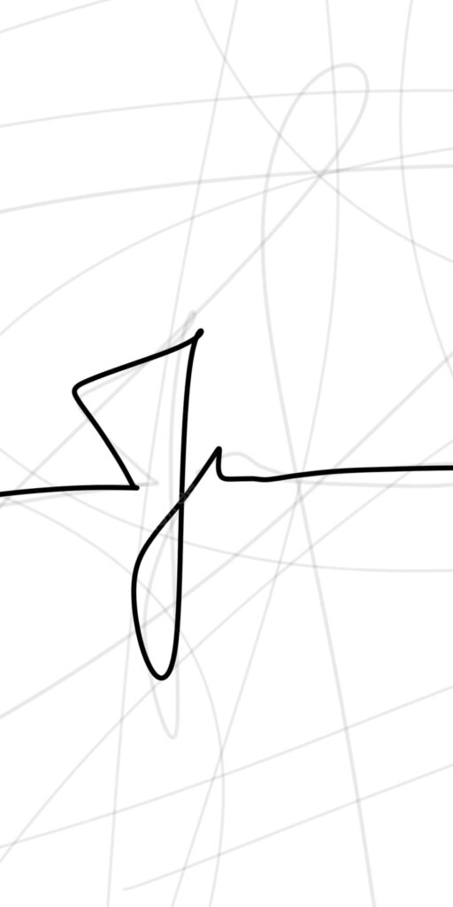 Elegant Minimalist Black and White Abstract Single-Line Wallpaper