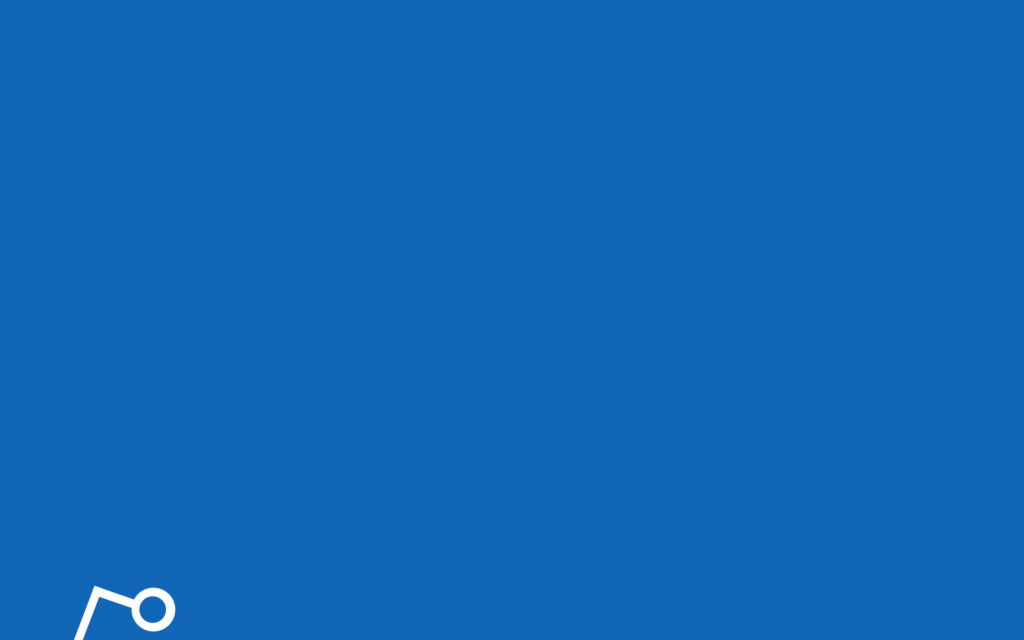 Elegant Minimalist Blue Wallpaper with Simple White Line Design