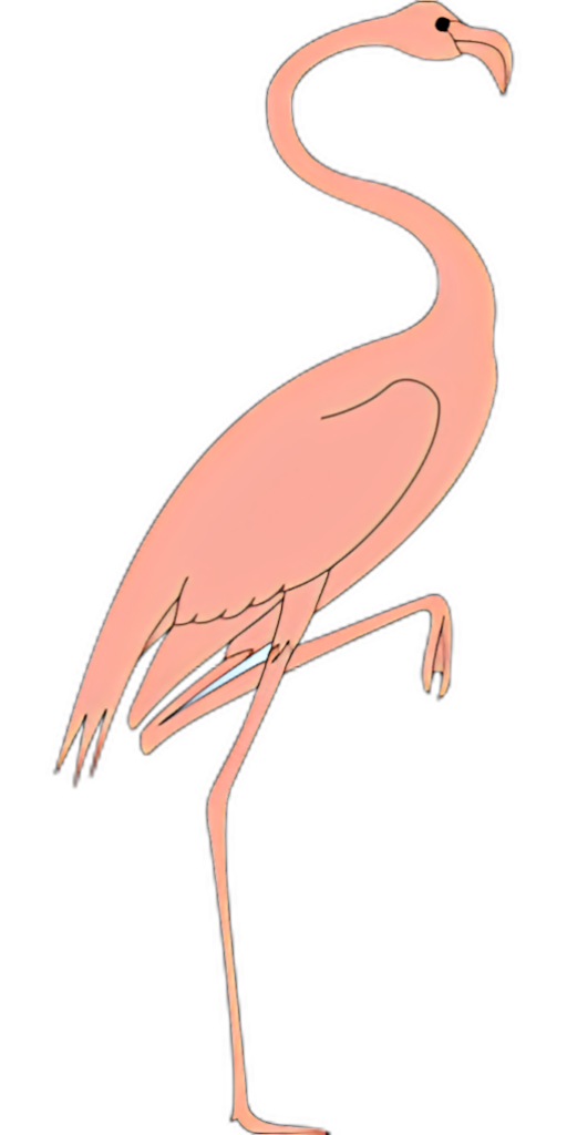 Elegant Pink Flamingo Wallpaper: Minimalist Nature-Inspired Design