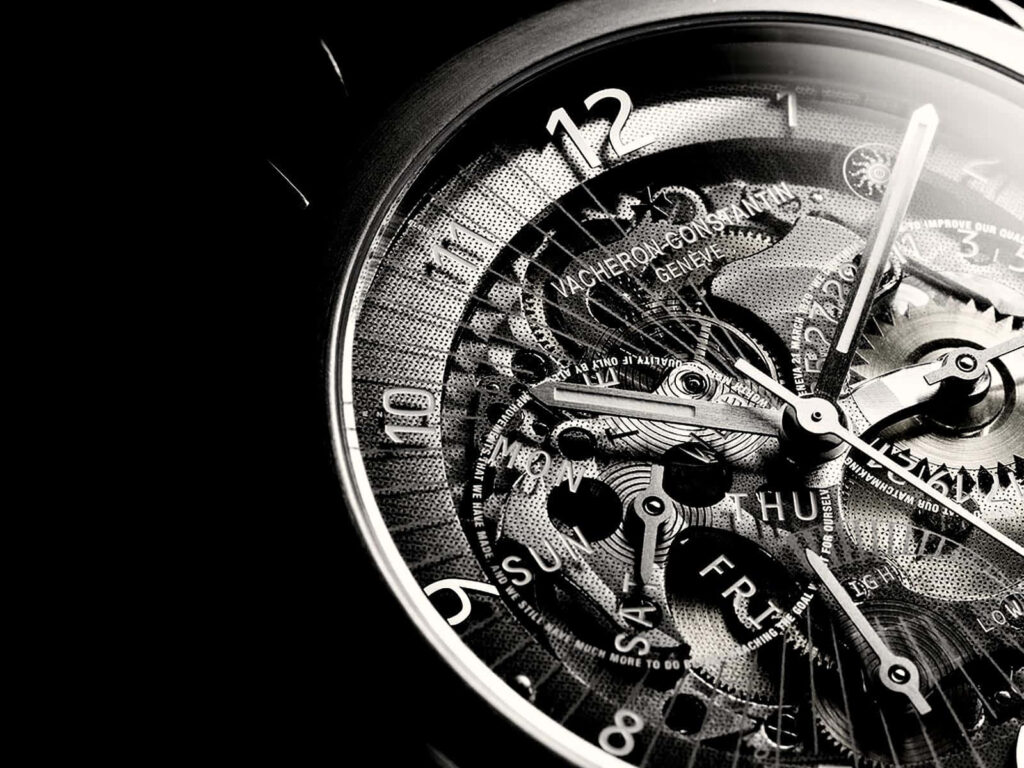 Elegant Modern Watch Wallpaper: Intricate Clockwork Design Background