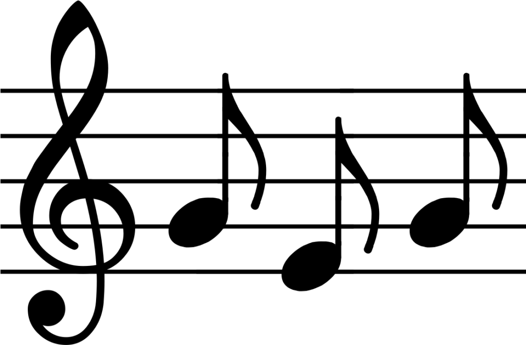 Elegant Musical Notes Wallpaper - Transparent PNG for Music Lovers
