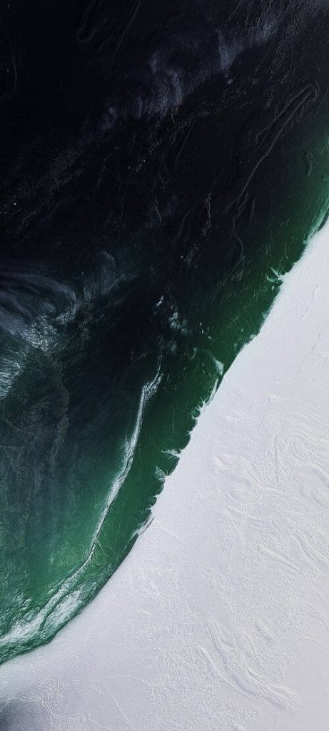 Minimalist OnePlus Nord wallpaper with emerald green and textured white abstract fluid art background