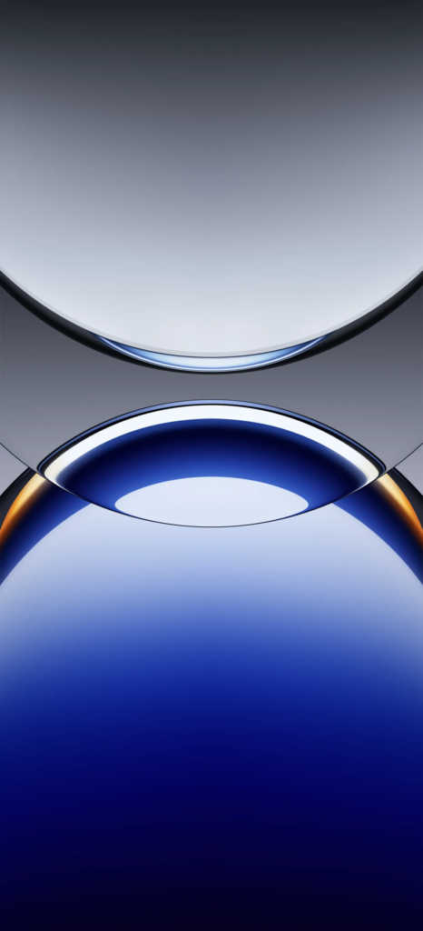 Elegant Oppo Find X8 Wallpaper: Abstract Blue to Silver Design